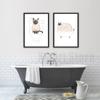 Cat Print Bath Time Cat Canvas Painting Print Wall Art Bathroom Decor Bathtub Bath Tub Wall Art Print Cat Lover Gift Unframed