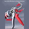 Labor Saving Caulking Applicator with Automatic Cut Off Mechanism bidirectional Use round Bagged Adhesive Ready Strong Construction 660g Weight