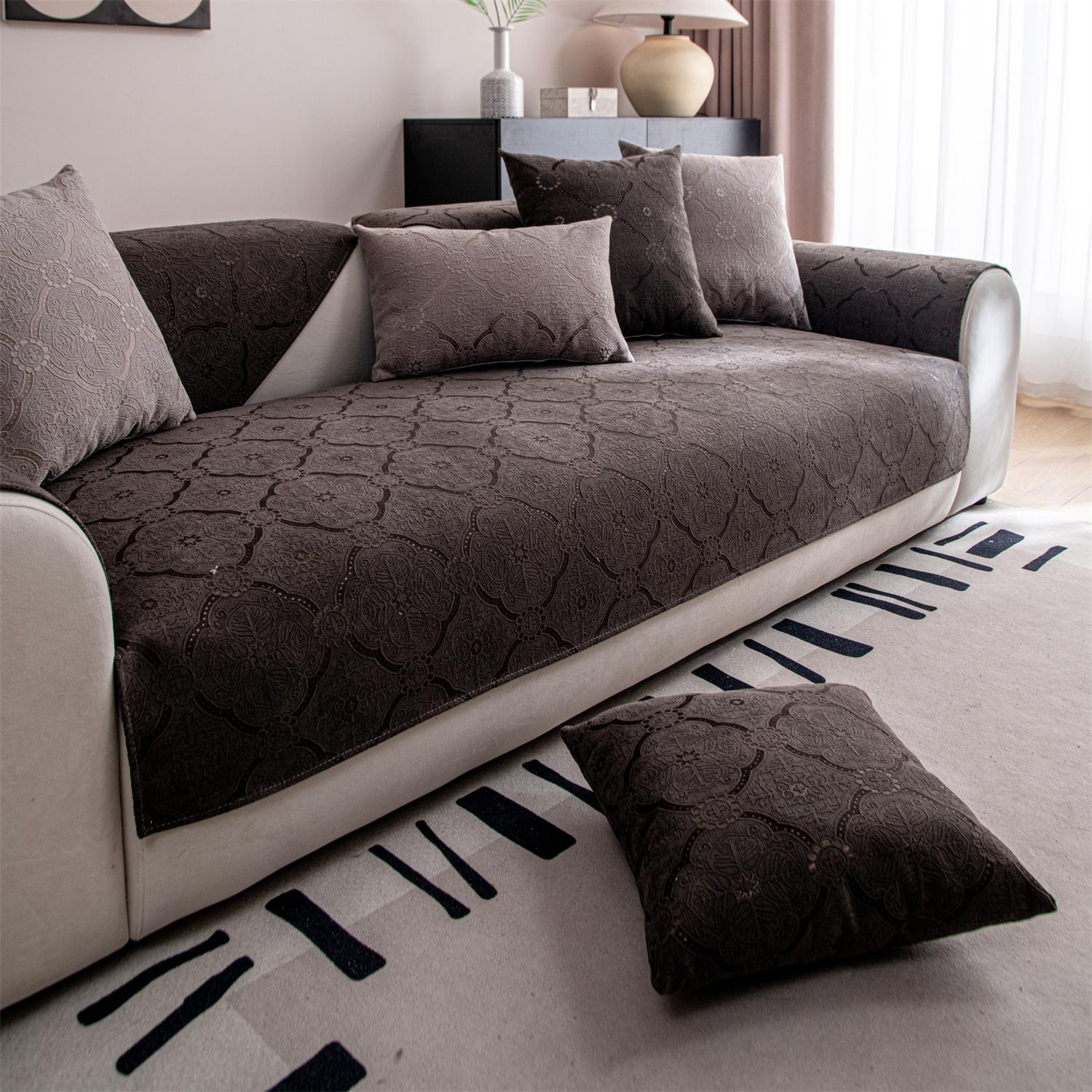 

Чехол для дивана из жаккардового водоотталкивающего материала с защитой от царапин и скольжения для дивана в гостиной, чехол для сиденья дивана, протектор 70*70