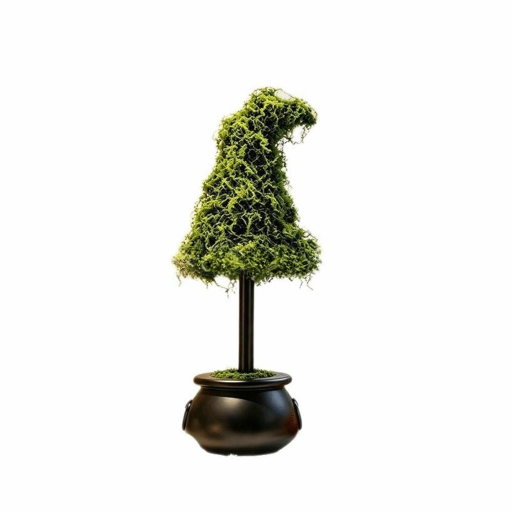 Natural-Looking Christmas decoration tree Faux Moss Material Vivid Appearance Cypress Tower Ornament Year-Round Decor"