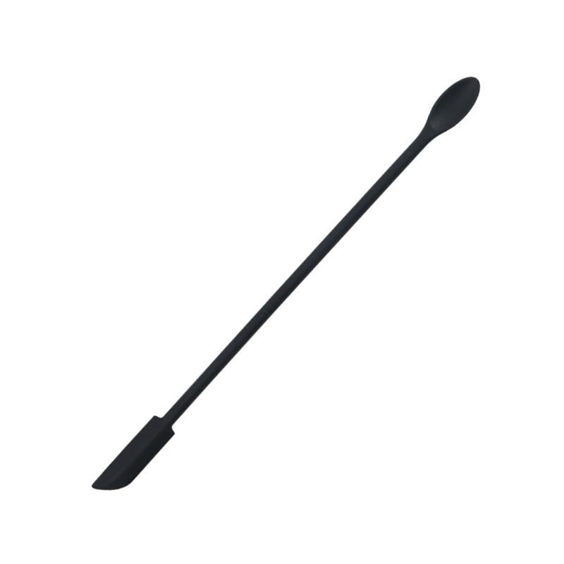 Zestaw 1 mała szpatułka silikonowa balsam do makijażu Beauty Mini szpatułka do słoików do kuchni dżemy i kosmetyki błyszczyki