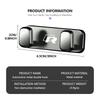 For Volkswagen VW Car Metal Double Hook Auto Interior Seat Back Hanger Accessories Tiguan CC Jetta Polo Golf 4 5 6 Passat B5 B6 Zj5