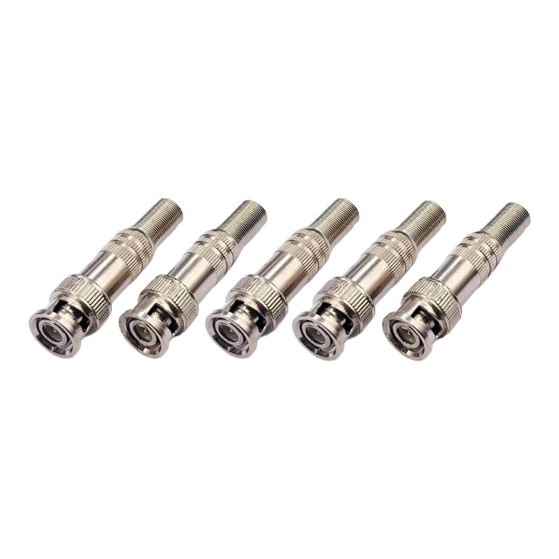 BNCQ9 Plugs High Durability For Security Cameras Featuring Not Need Soldering And Clear Signal Clarity