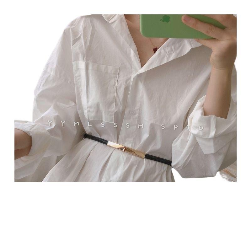 Fashionable Womens Minimalist Waist Belt Stylish Ins Inspired Design For Dresses Coats And