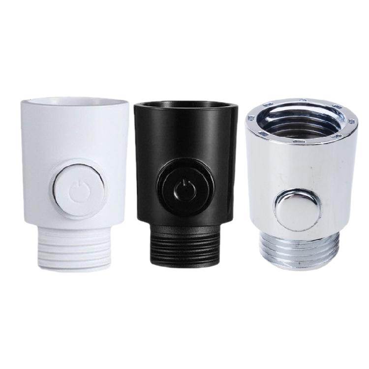Portable Shower Valves Button Type 1/2Inch Water Flows Control Valves for Easy Installion Designs Bidet Sprayer Use