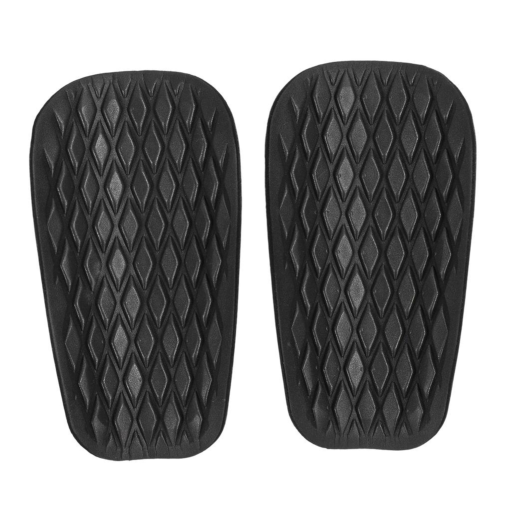2 Pcs Soccer Shin Guard Super Lightweight High Strength Carbon Fiber EVA Foam Cushioning Football Shin Pad Black