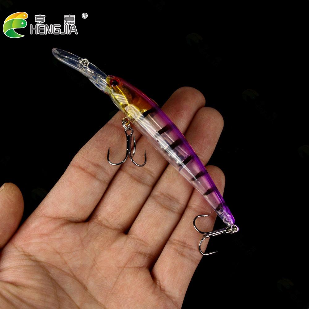 

Long Casting Slow Sinking Minnow Lure12.5cm11g6Bionic Hook Bait for Freshwater and Saltwater Universal for Bass and Perch 12.5cm-11g