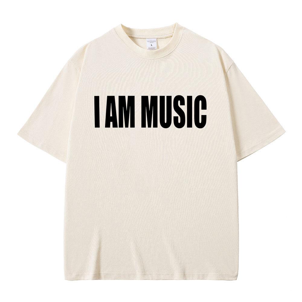 

Rapper Playboi Carti I AM MUSIC Logo Same Style Print T Shirts Men Women Fashion Y2K Street T-shirts Hip Hop Oversized T-shirt 4XL