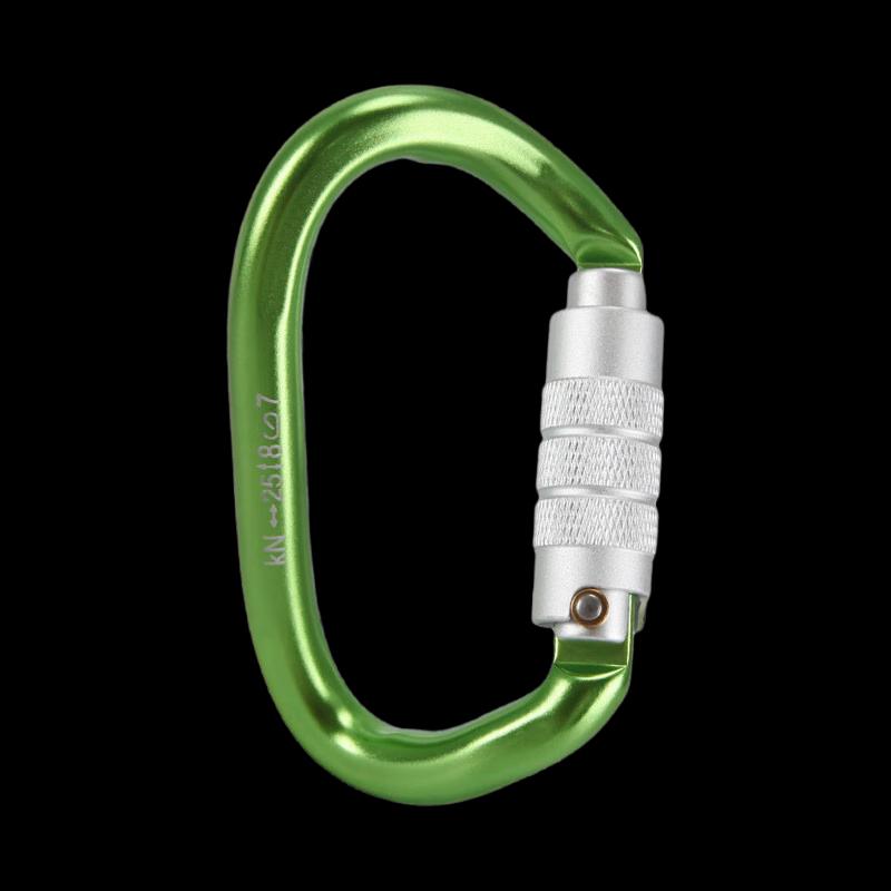 Automatic Locking Aluminum Climbing Carabiner