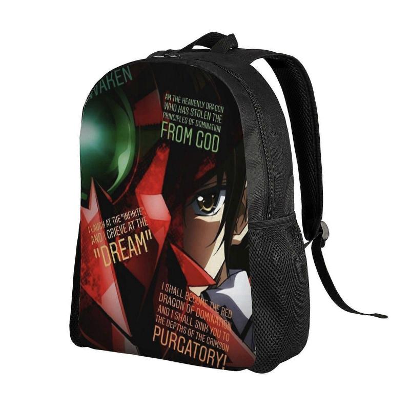 hyoudou issei Anime Backpack Cartoon Travel Bags 3D Printed Casual Daypacks-SYS395