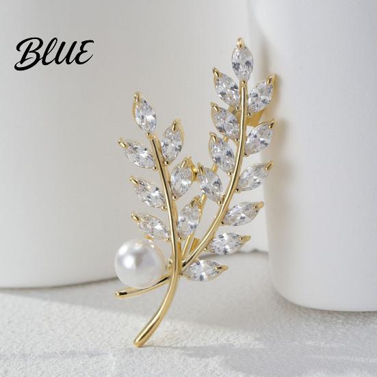 Non-Slip Buckle Scarf Badge Women Brooch High-Gloss Rhinestone Inlay Sparkling