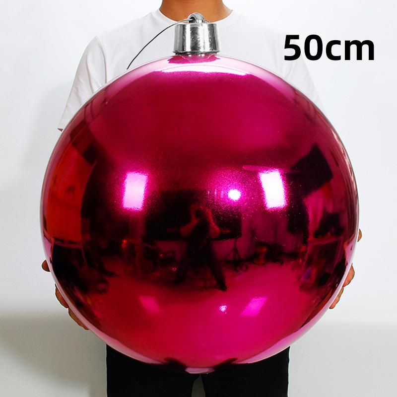 Large and Small Shiny Christmas Ball Tree Decorations
