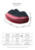 Trapezius Kneading Grasp Spine Massager Pillow with Constant Temperature for Cervical and Lumbar Relief.