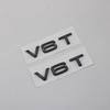 2X V6T V8T V10 3D ABS Chrome Glossy Black Emblem Car Badge JMFGK5 Sticker Decal for A6 A7 A8 S4 S5 S6 S7 S8 RS4 RS5 RS6 RS7 TT R8