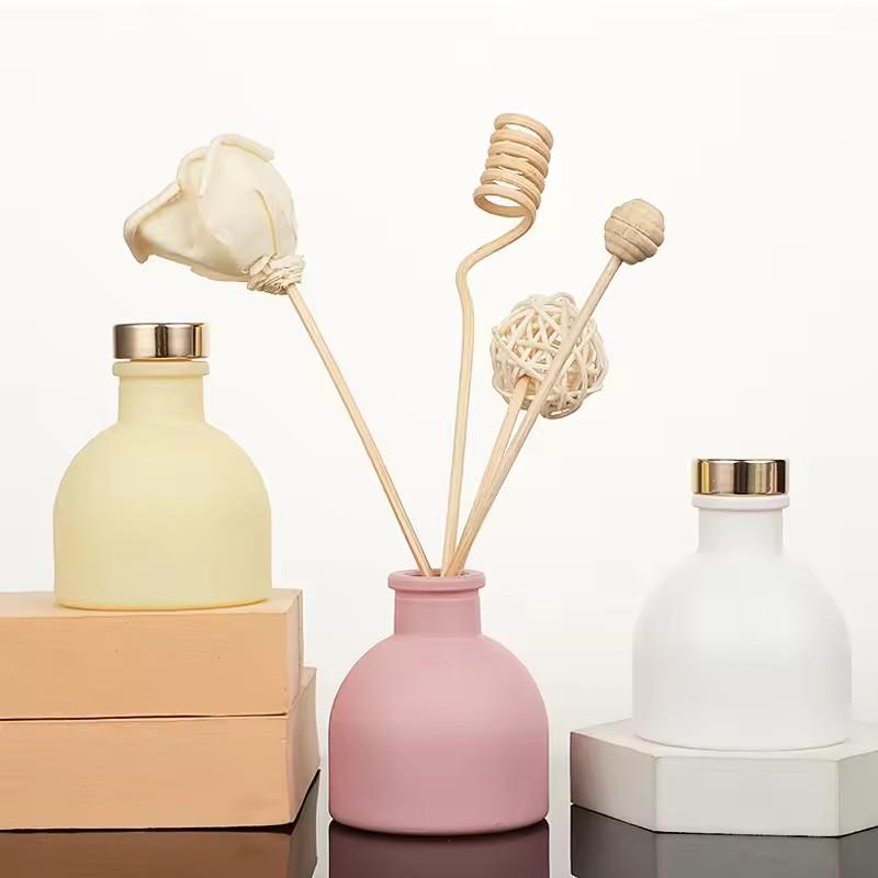 1Pc 50ml Home Fragrance Diffuser Bottles Party Gifts Glass Container Reed Diffuser Essential Oil Bottle Oil Diffusers Sticks