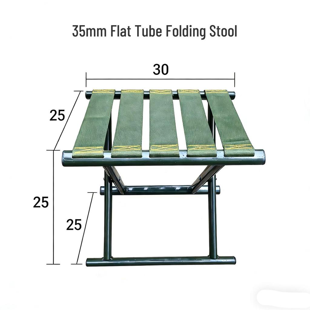 Portable Outdoor Folding Stool - Compact for Camping, Fishing, or Student Use