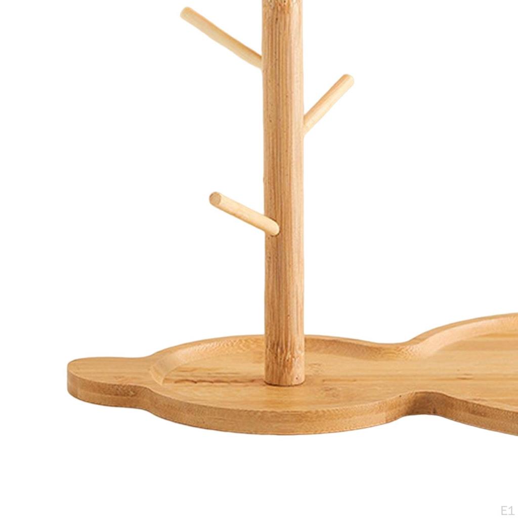Elegant Wooden Jewelry Stand for Organizing Trinkets and Accessories