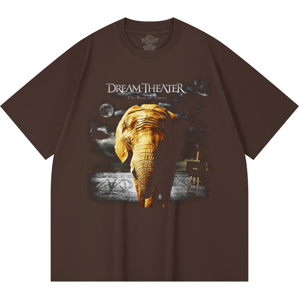 230 g/m² 100% Baumwolle Heavy Metal T-Shirt Rockband Beliebte Musik Druck Unisex Schweres Baumwoll-T-Shirt