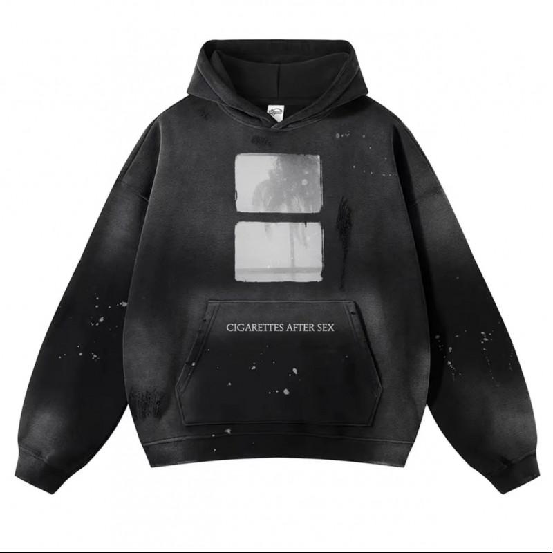 Unisex Streetwear Oversized Graphic Hoodie With 3D Print Thickened Cotton Blend Loose Fit Daily Wear
