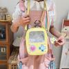 Ita Taška Crossbody Dámské Sladké Lolita Tašky Roztomilá Průhledná Kapsa Japonský Styl Taška přes Rameno Japonská Kolejní Messenger Taška