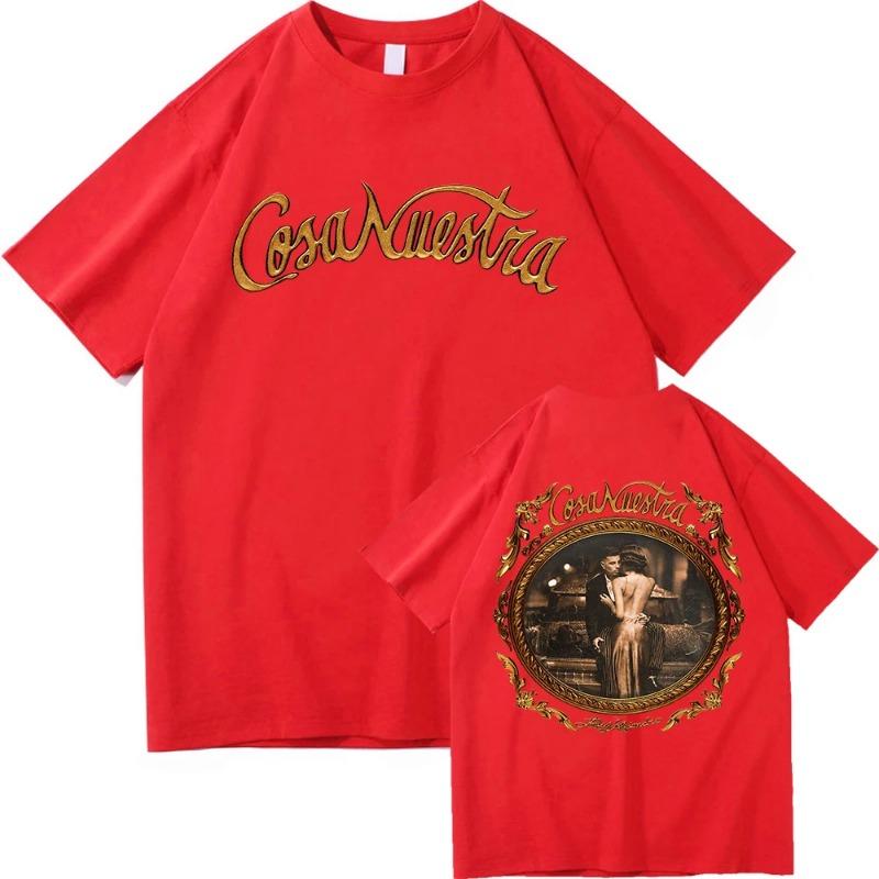 Rauw Alejandro Coca Nuestra Tricou Modă Bărbați Harajuku Estetic Tricou Grafic Unisex Vintage Poliester Tricouri Bărbați
