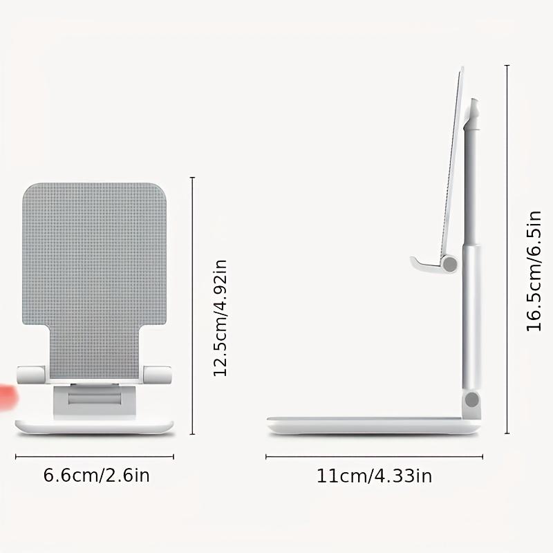 High-quality phone stand, adjustable angle and height desktop stand, fully foldable/portable phone stand