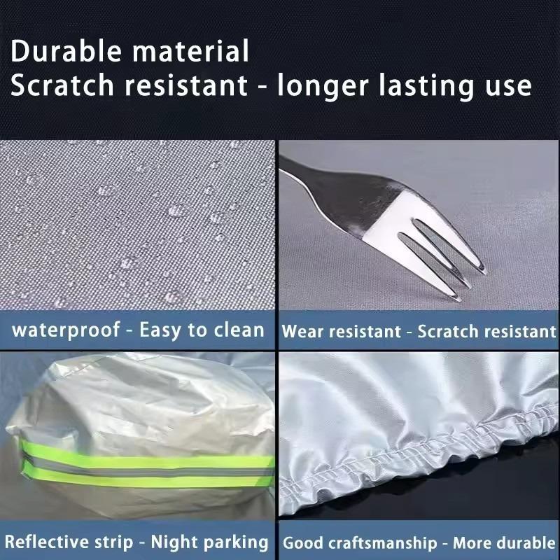 Para Tesla Model Y Cubierta de Coche Cubiertas de Protección para Exteriores Nieve Parasol Impermeable a Prueba de Polvo Exterior UV Accesorios para Coche