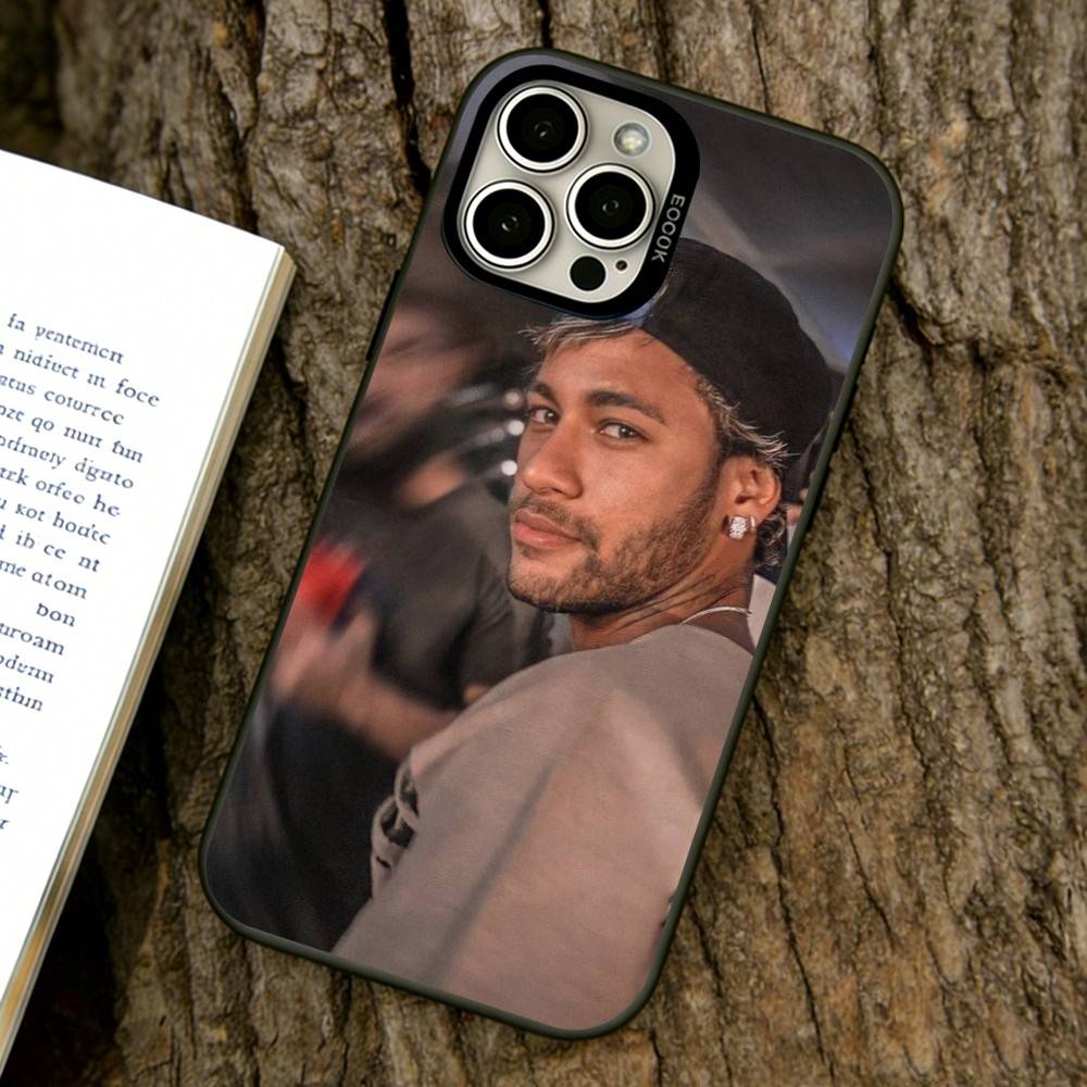 Pouzdro na telefon Neymar Pro iPhone 17,16,15,14,13,12,11 Plus,Pro Max,XS,Barevný postříbřený vnitřní kryt