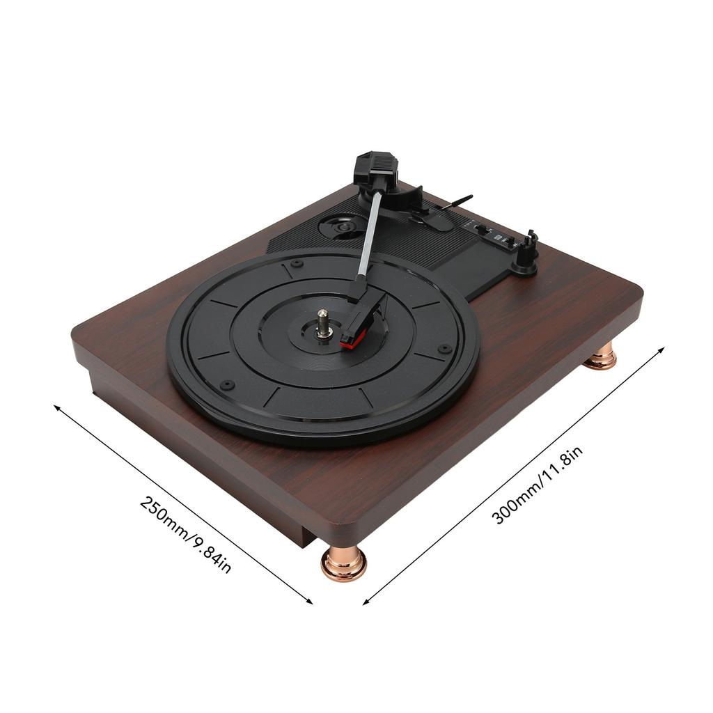 Record Player  Record Player 3 Speeds Vintage Turntable Record Player for Entertainment Decor Turntable Record Player