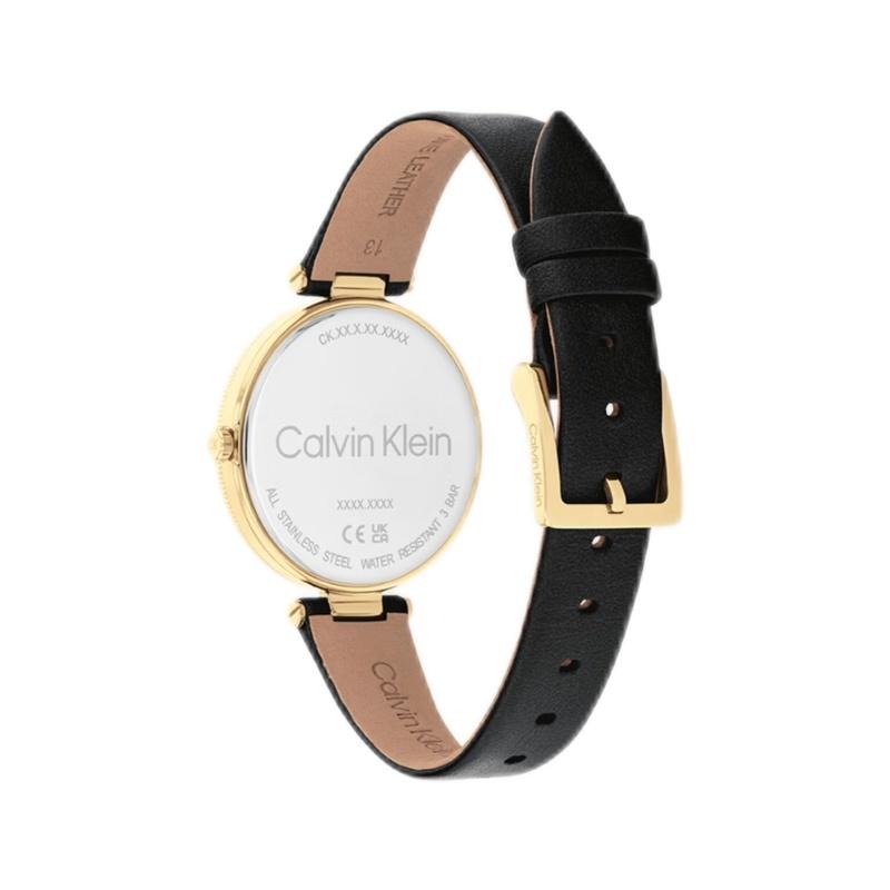 CALVIN KLEIN watch quartz movement bla dial women's watch small spring simple design 25100017