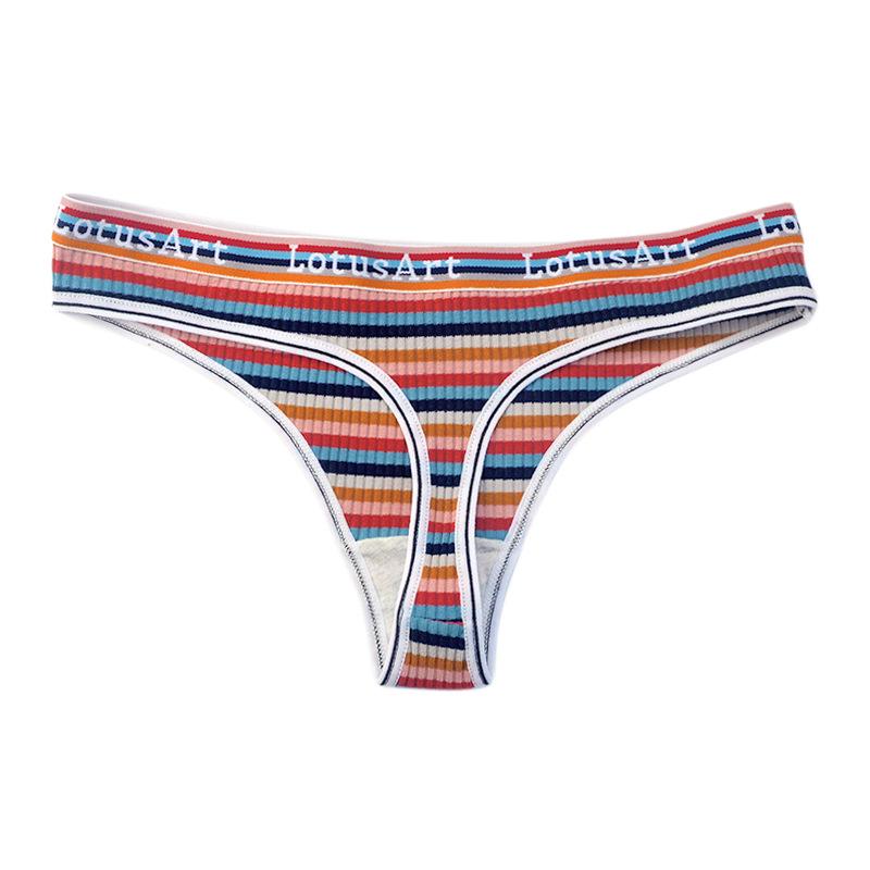 Low-Rise Sexy Cotton Thongs - Breathable Women's Daily Wear
