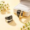 Vintage Smearing Tree of Life Open Ring Stainless Steel Adjustable Ring Celtic Knot Lucky Jewelry Gift