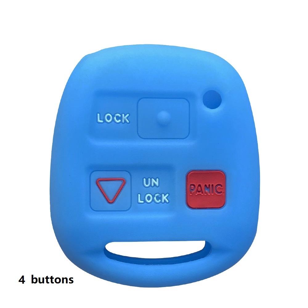 Car Key Fob Cover Case for Toyota Avensis Yaris Camry 30 RAV4 Land Cruiser 120 Prado Corolla Land Cruiser for Lexus RX 330 Is200