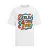 I Love Berlin 4 Ever Bärlin Hauptstadt Bunt Herren Shirt Bio-Baumwolle
