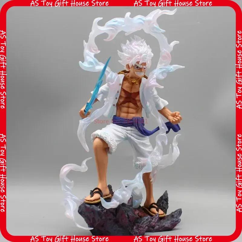 Action Figure  New One Piece Nika Luffy 5Th Gear Resonance Anime Collectible Toy Model For Home Desktop Display Decoration