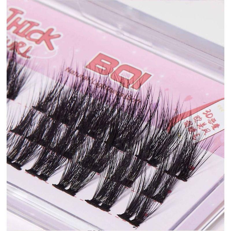 LuxeFlutter - Fox Eye Volume Cluster False Eyelashes