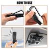 1PC Sunglasses Car Glasses Holder Holder Clip 180 Degree Sunglasses Holder Sun Visor Sunglasses Holder Car Vehicle Accessories
