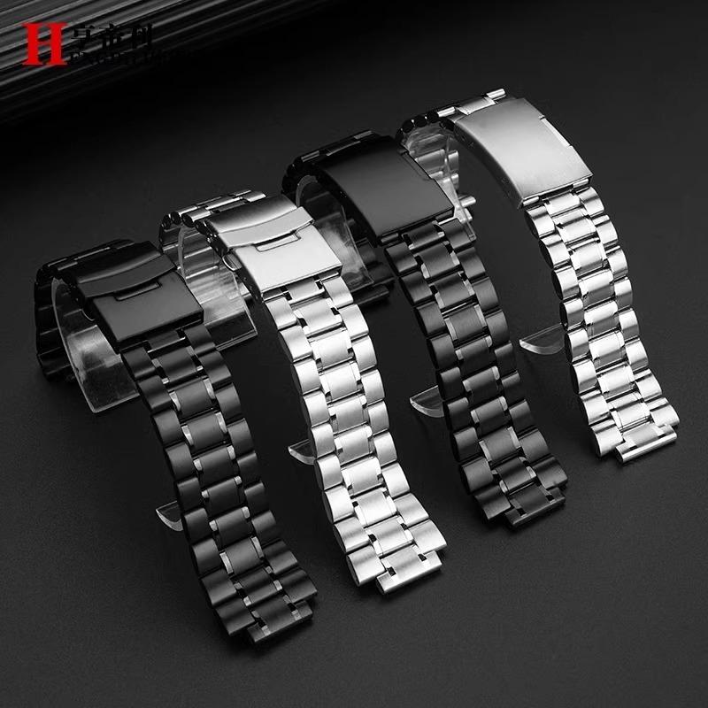 For TimeX Tide Series Stainless Steel Watch Strap T2N721 T2N720 TW2R55500 T2N739 Men's Lug End Metal Bracelet 24x16mm with Tools