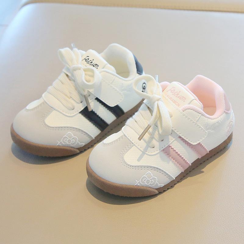 Girls Spring Autumn German Trainer Shoes Kids White Casual Sneakers Baby Breathable Sports Shoes For Little Girls Daily Wear