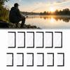 12PCS Water-Resistance Bait Storage Protector Clear Fishing Bait Wraps  Saltwater Fishing