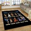 3D Anubis Pharaoh Horus Egyptian Mythology Gods Carpet Rug for Home Living Room Bedroom Sofa Doormat Decor,Area Rug Non-slip Mat