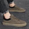 Men's Leather Fashion Sneakers Retro Dress Business Casual Shoes for Men
