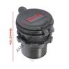 NEW 12/24V Quick Charge 3.0 and PD USB C Car Charger Socket Power Adapter with Digital LED Voltmeter Waterproof cover for car