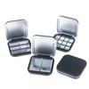 NEW Empty Square Makeup Palette Magnetic Suction With Mirror Eyeshadow Blush Matte Black Box With Pan Cosmetic Blush Container