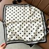 New silk satin 71 * 71 square scarf versatile foreign style simulation silk scarf middle-aged and elderly decorative scarf neck protection silk scarf