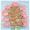 8PCS 3D Embossed Details Dinosaur Cookie Cutter PP Cookie Cutter Set Baking Kit  Kids DIY Desserts