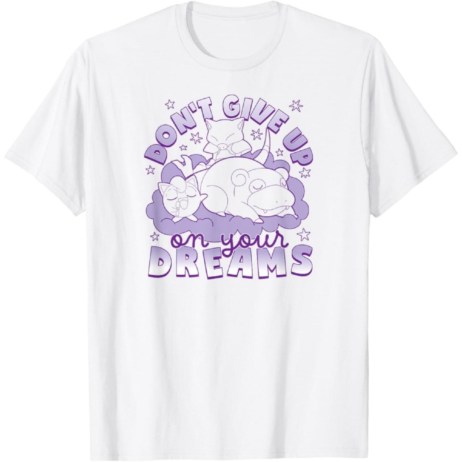 Pokémon - Jigglypuff Abra Slowpoke Psychic Type Dreams T-Shirt S