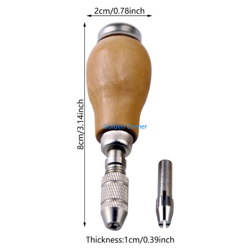 E15D Jewelry Craft Handle Pin Vises Vices Drill Tool for DIY Woodworking and Wire Wrapping Projects