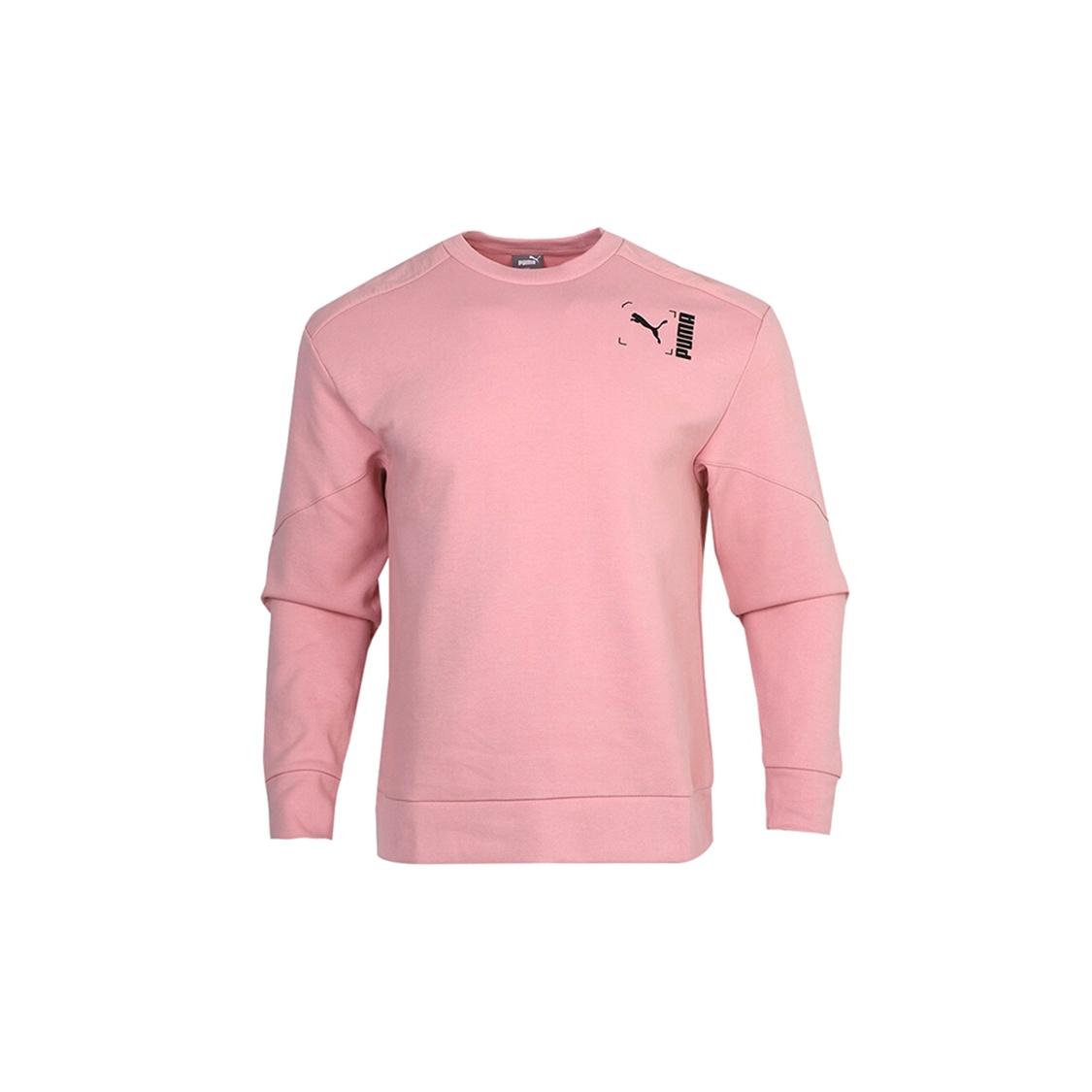 PUMA Nu-Tility Sweatshirt  Pink Black  Men s 585239-14 XL