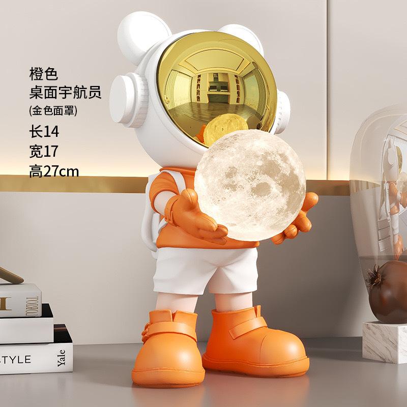 

Легкая роскошь, послушайте песню, астронавт, украшение, фигурка, креативный смоляной декор для рабочего стола, моделирование, крутые украшения в виде космонавта